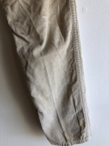 Vintage 1960/70’s Levi’s “Big E” White Corduroy Pants