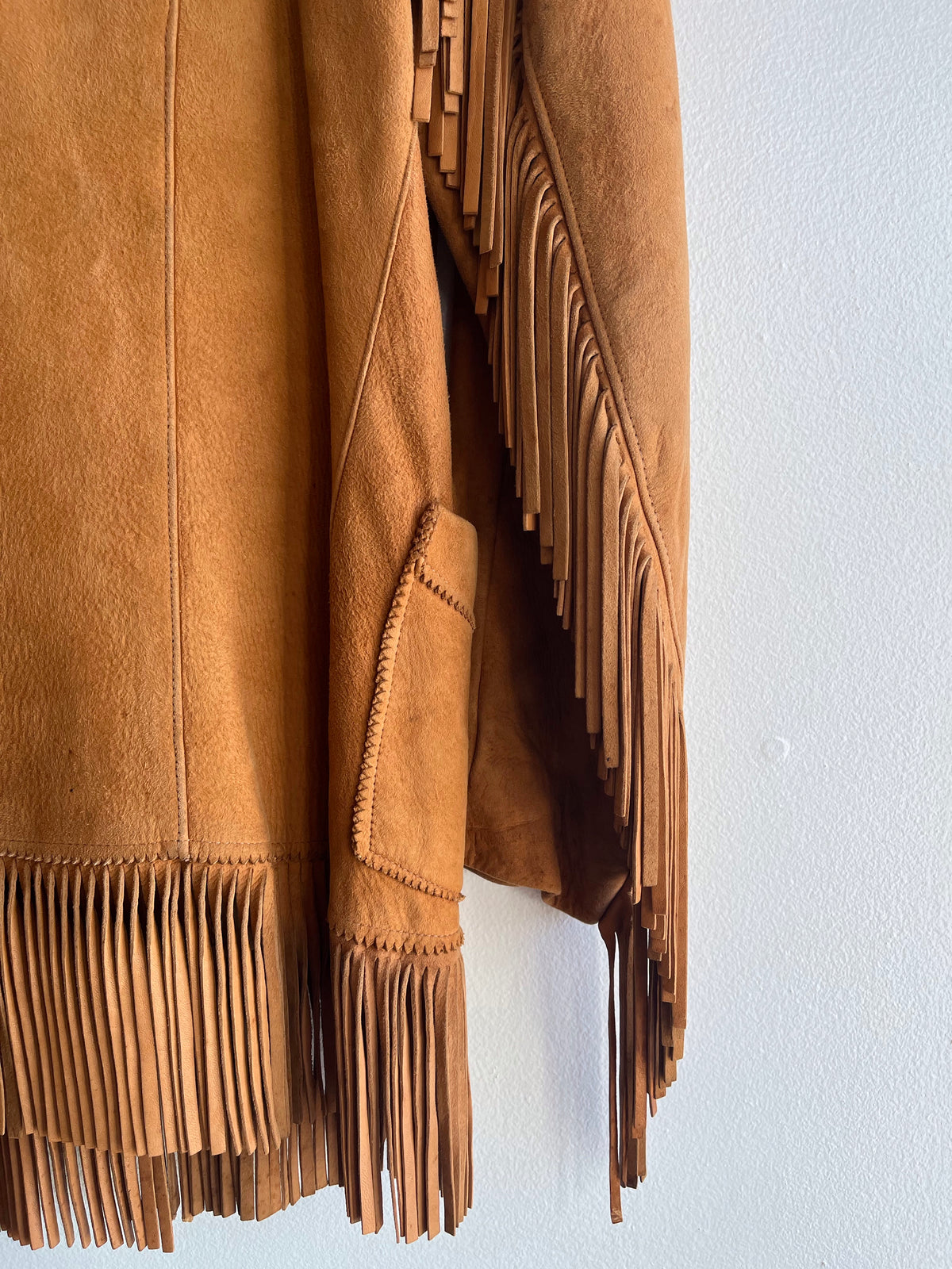 Vintage 1950’s Levi’s Shorthorn Suede and Cowhide Fringe Jacket