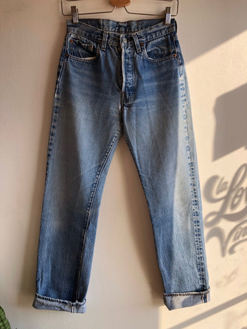 Vintage 1980's Levis 501 Selvedge Denim Jeans