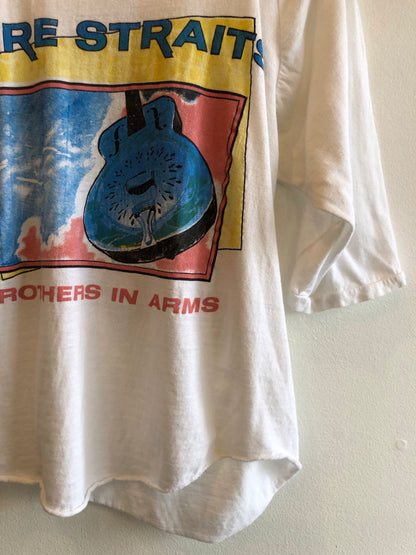 Vintage Dire Straights “Brothers In Arms” 1985 Tour T-Shirt - La Lovely Vintage 