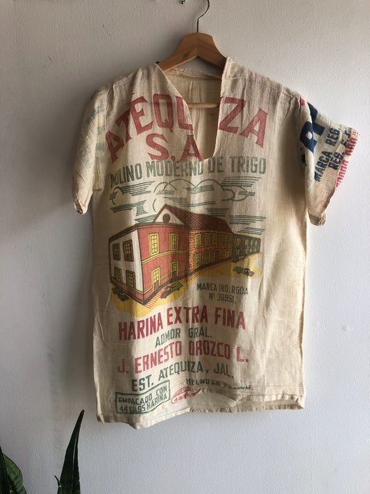 Vintage 1950’s Feedsack Blouse/Shirt - La Lovely Vintage 