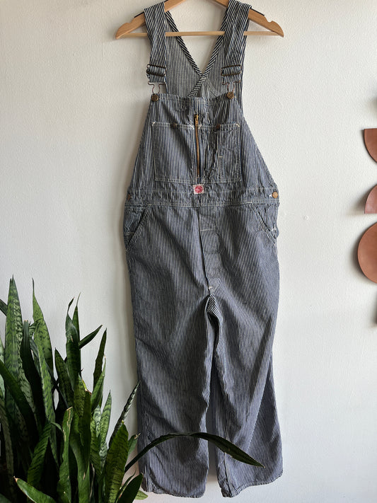 Vintage 1940/50’s Headlight Hickory Stripe Denim Overalls