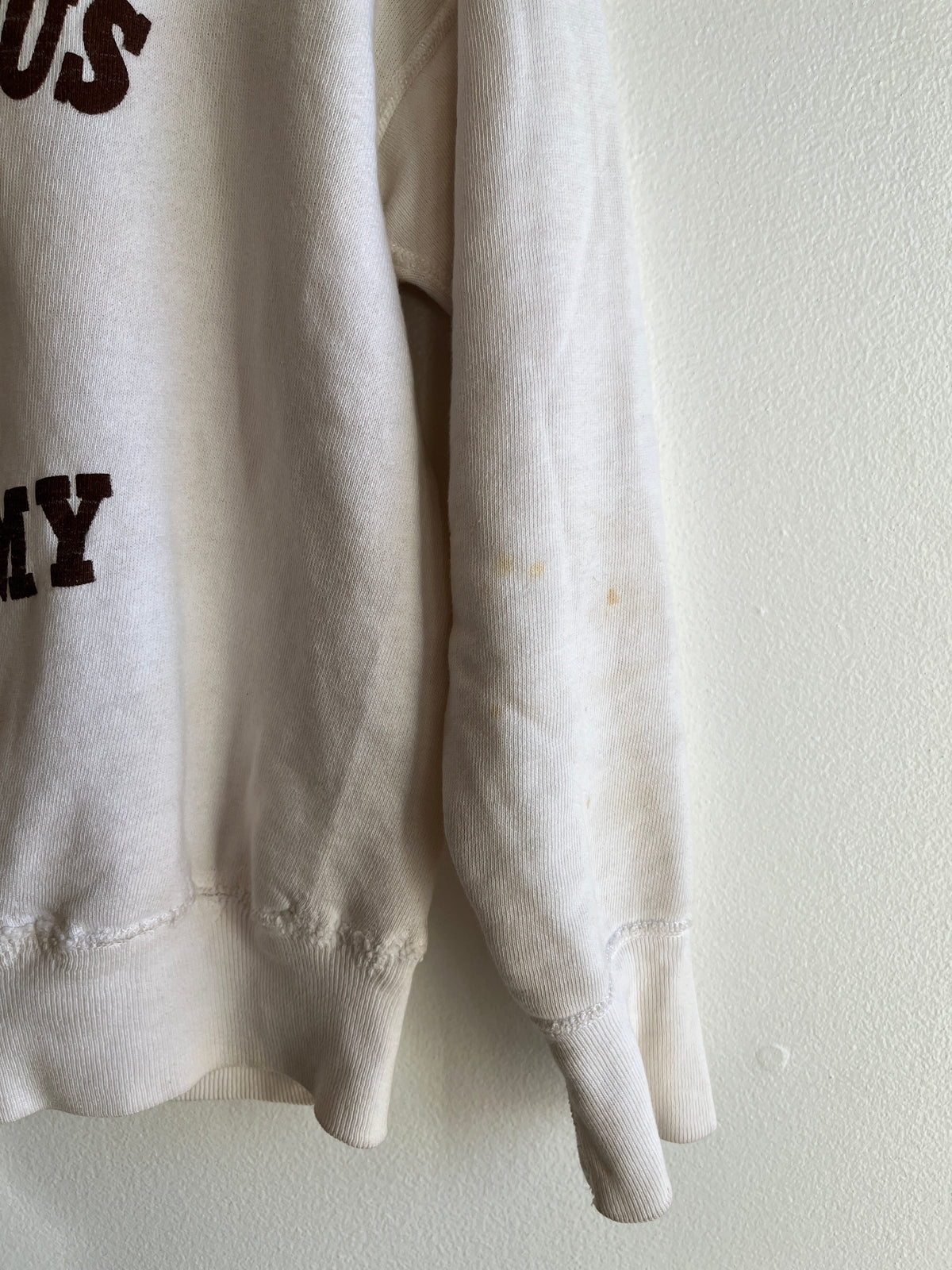 Vintage 1950’s Columbus Academy “V-Stitch” Sweatshirt