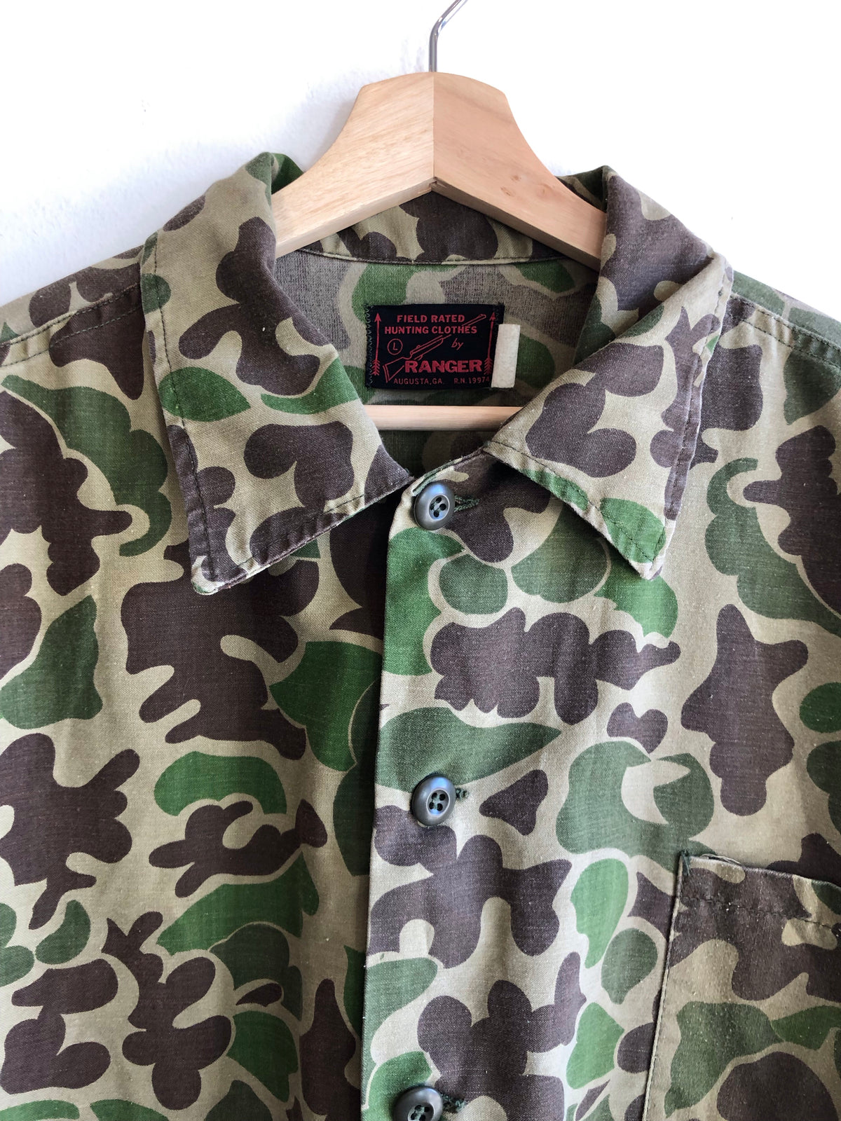 Vintage 1960’s Duck Camo Hunting Chore Coat - La Lovely Vintage 