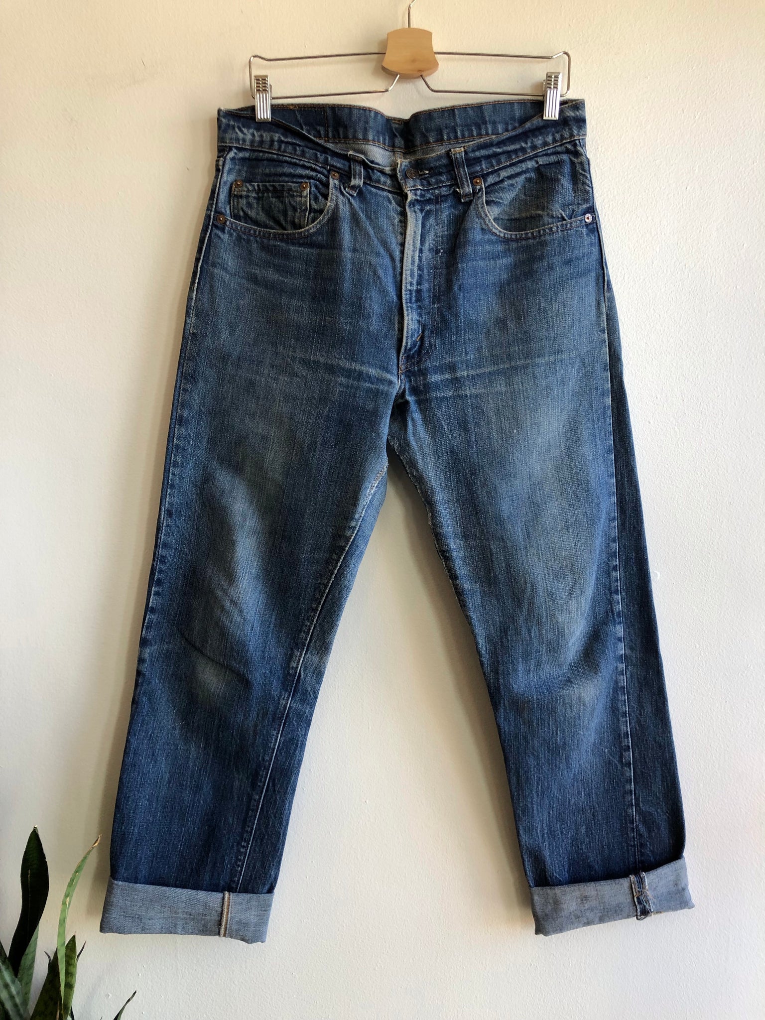 Vintage 1970's Levi's 505 Single Stitch Denim Jeans – La Lovely 