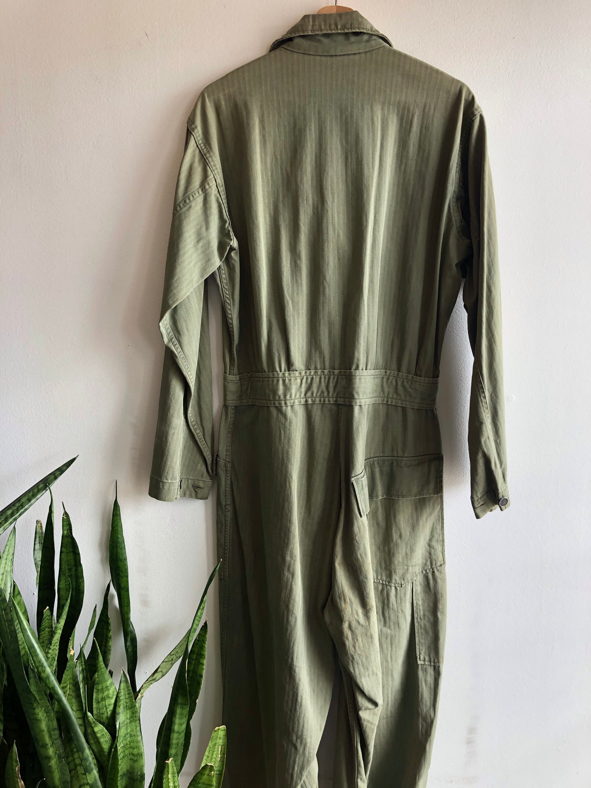 Vintage WW2 13 Star HBT Army Coveralls - La Lovely Vintage 
