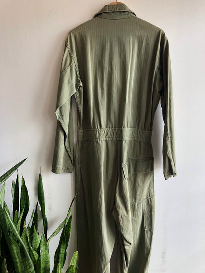 Vintage WW2 13 Star HBT Army Coveralls - La Lovely Vintage 