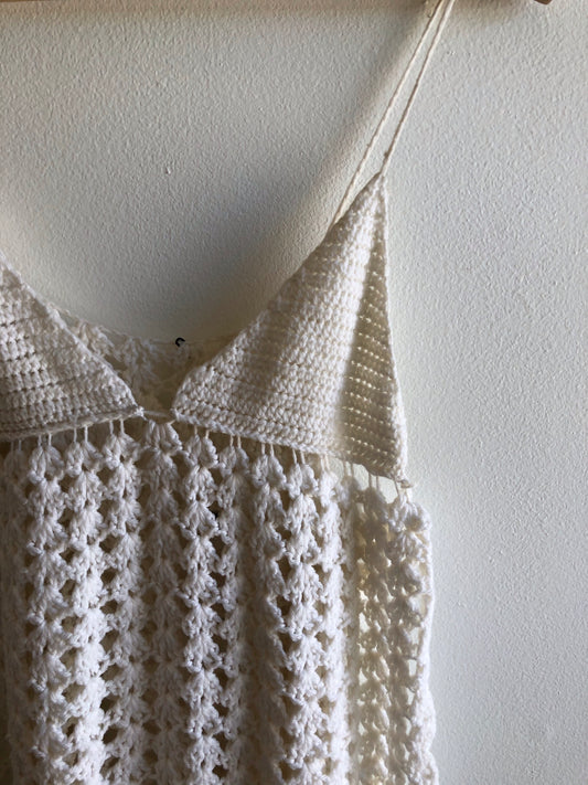 Vintage 1960/1970’s Knitted Crochet Top - La Lovely Vintage 