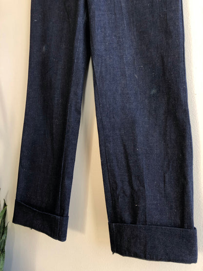 Vintage 1950’s Levi’s “Big E” Side Zip Denim Jeans