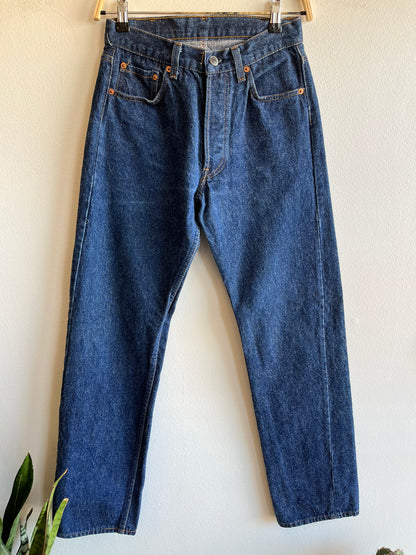 Vintage 1980’s Levi’s 501 Dark Denim Jeans