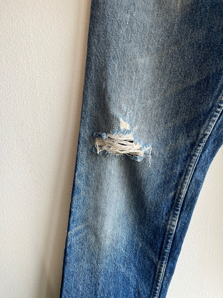Vintage 1980’s Thrashed Lee Denim Jeans