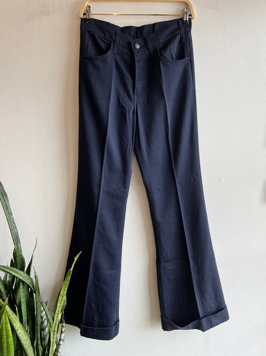 Vintage 1970's Levi’s Flare Pants - Navy