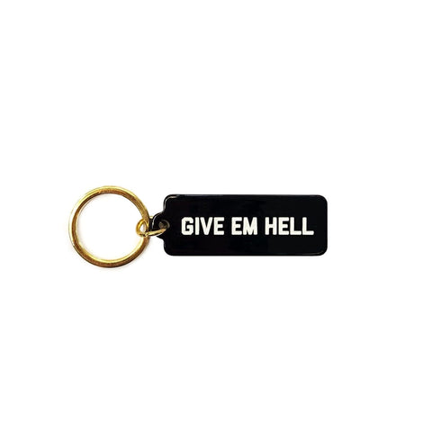 Golden Gems - Give Em Hell keytag