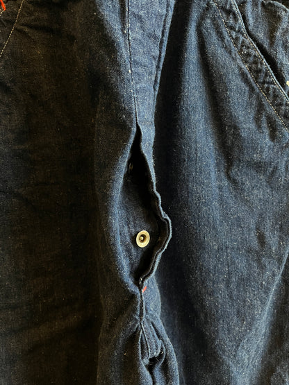 Vintage 1940/1950’s Blue Bell Darkwash Denim Overalls