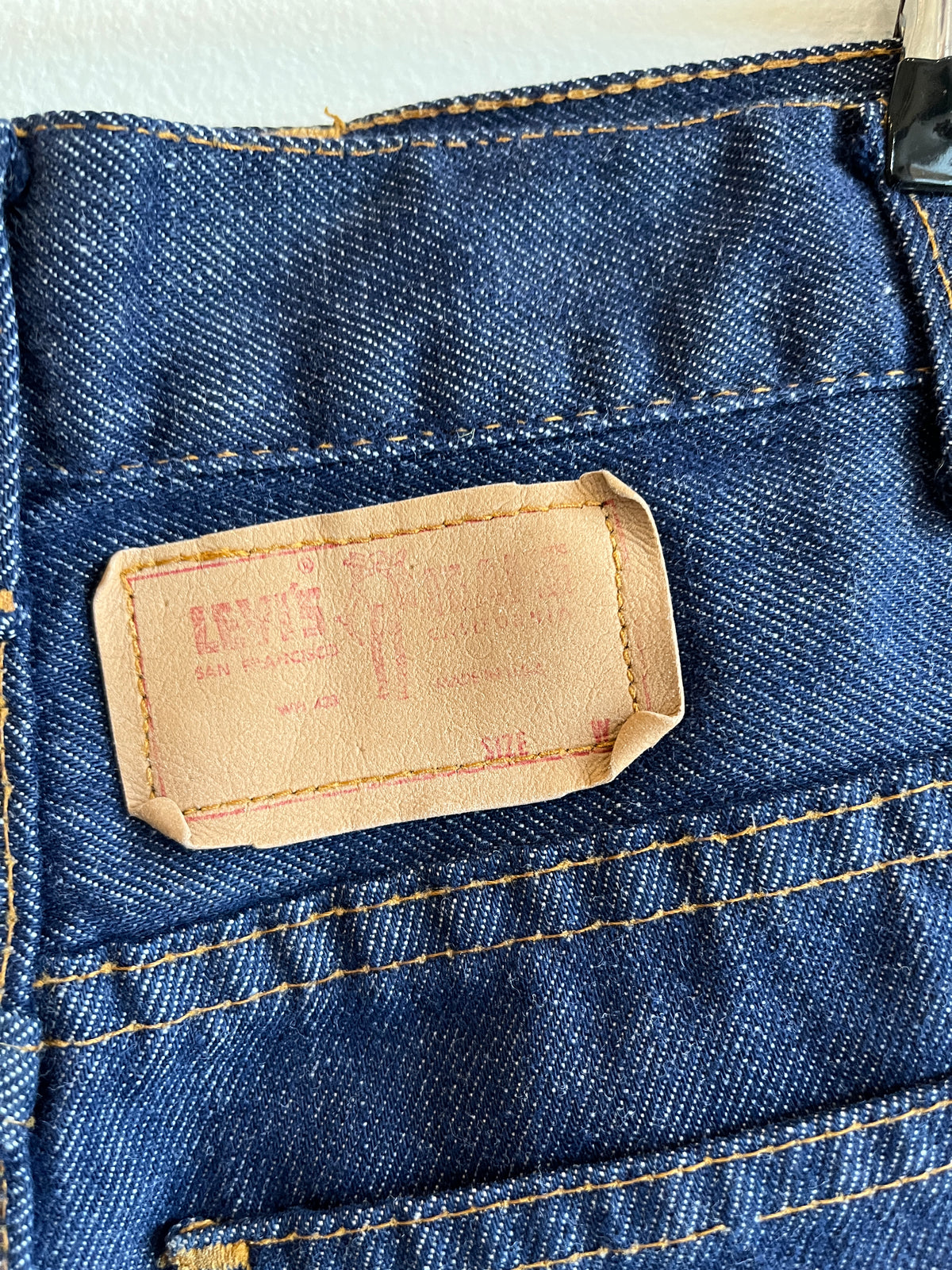 Vintage 1960’s Levi’s “Big E” Denim Shorts - La Lovely Vintage 