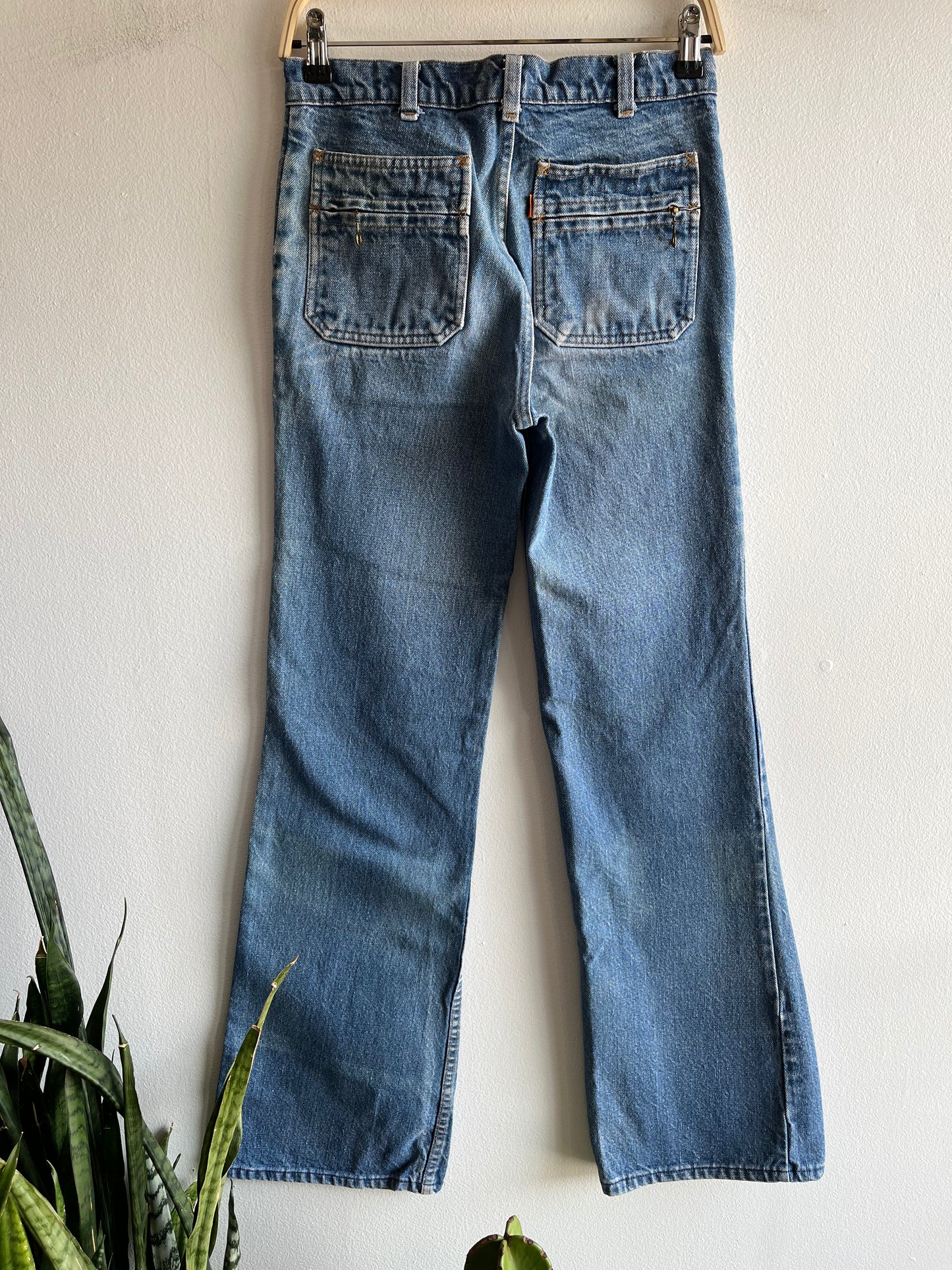 Vintage 1970s Levi’s Orange Tab Flared Denim Jeans
