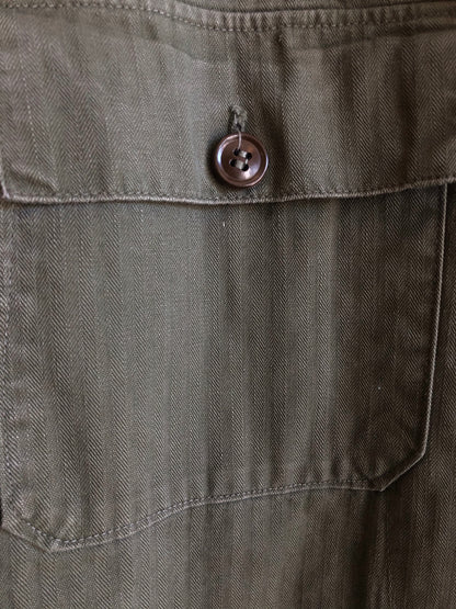 Vintage Post-WW2 HBT Army Shirt - La Lovely Vintage 