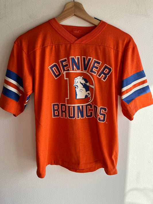Vintage 1970’s Denver Broncos Football Jersey T-Shirt - La Lovely Vintage 