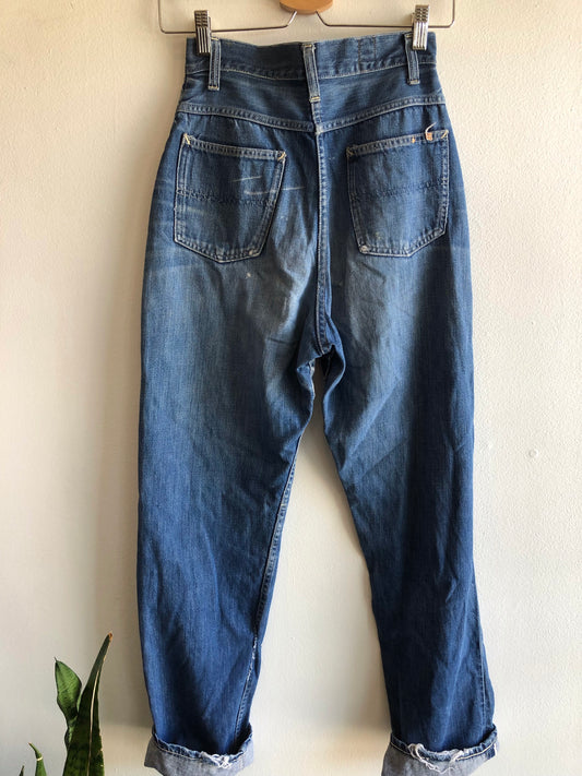 Vintage 1960’s Foremost Half-Selvedge Women’s Denim Jeans - La Lovely Vintage 