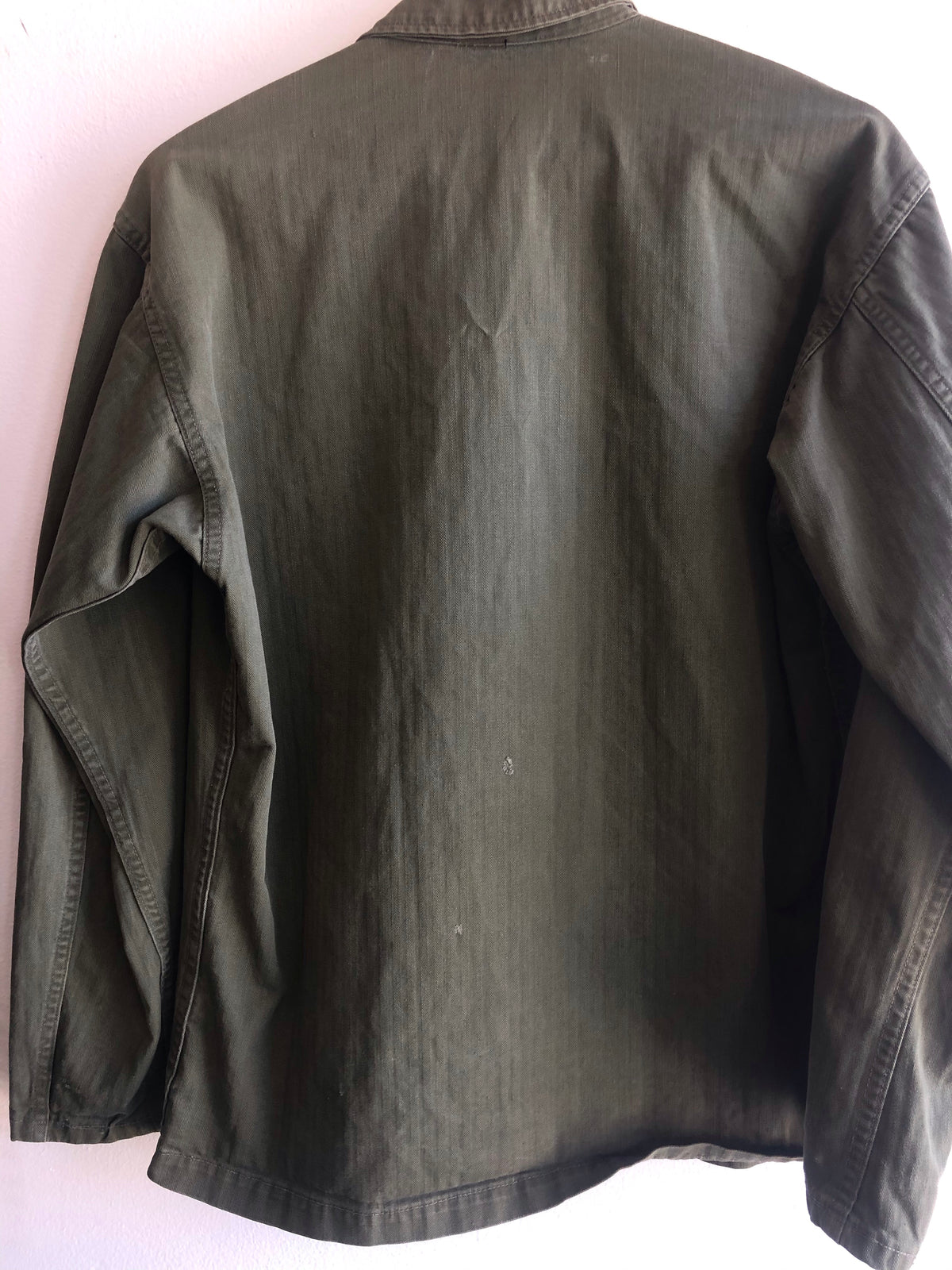 Vintage Post-WW2 HBT Army Shirt - La Lovely Vintage 
