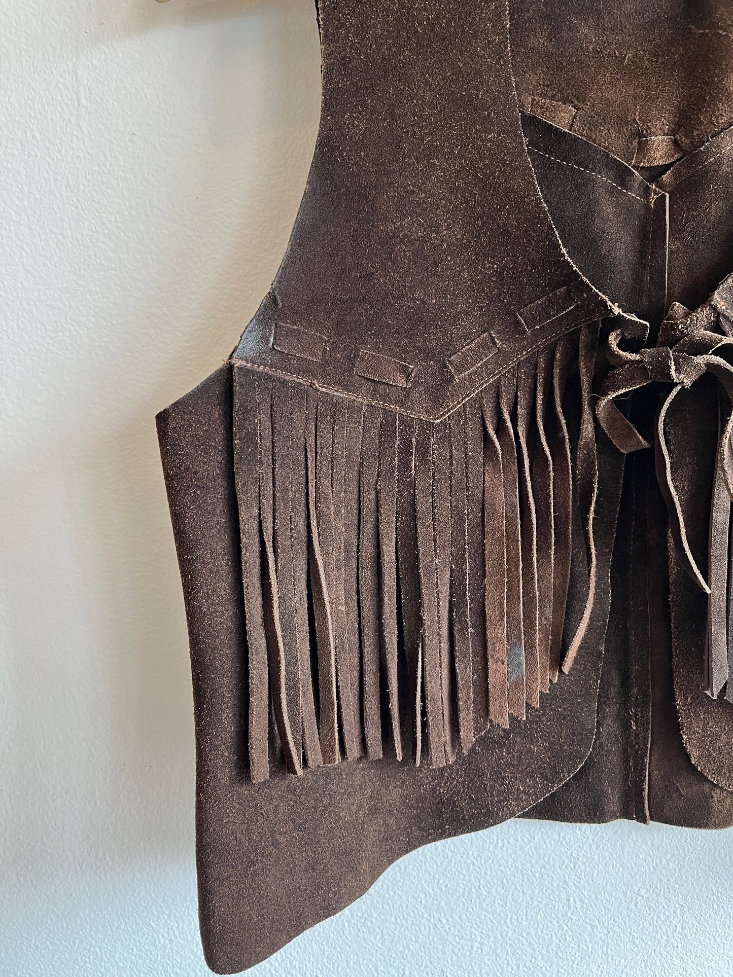 Vintage 1970’s Fringe Suede Vest