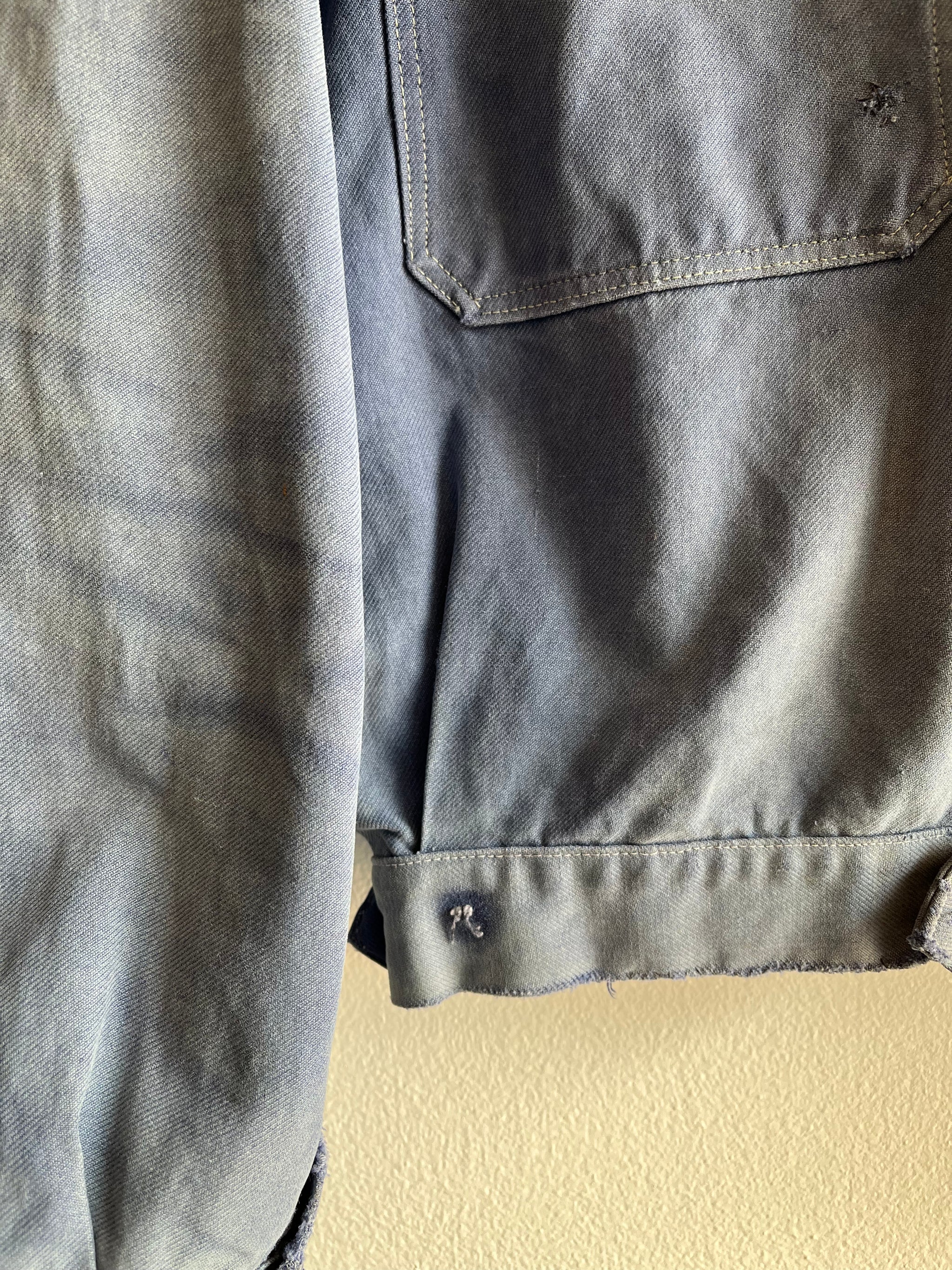 Vintage 1940/50's French Cyclist Moleskin Jacket – La Lovely Vintage Vintage 1940/50's French Cyclist Moleskin Jacket – La Lovely Vintage