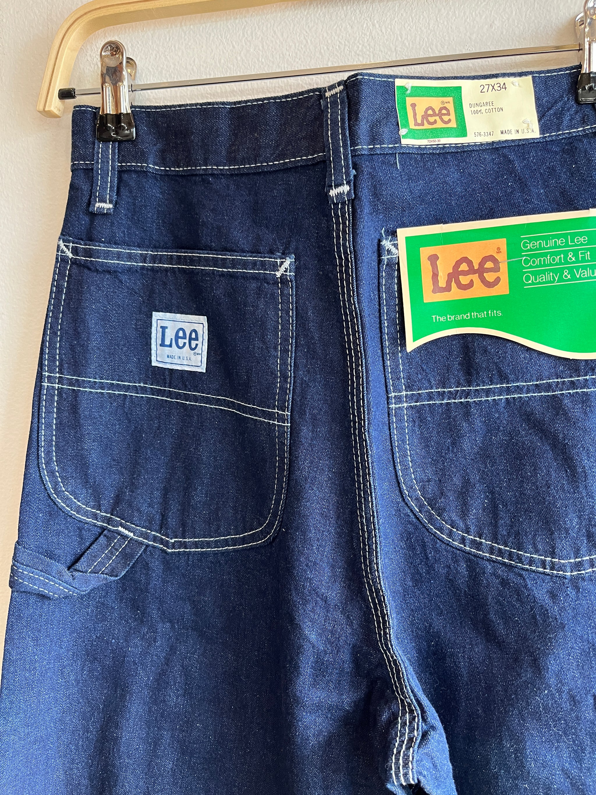 Vintage 1970's/1980's Lee Denim Carpenter Jeans – La Lovely Vintage