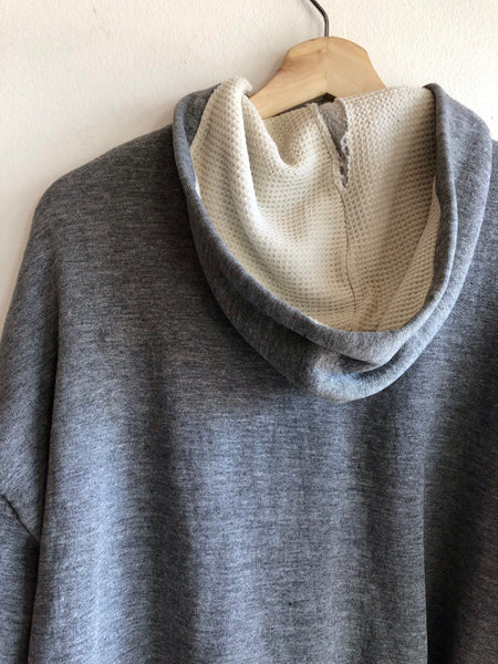 Vintage 1970’s Thermal-Lined Zip Up Hooded Sweatshirt