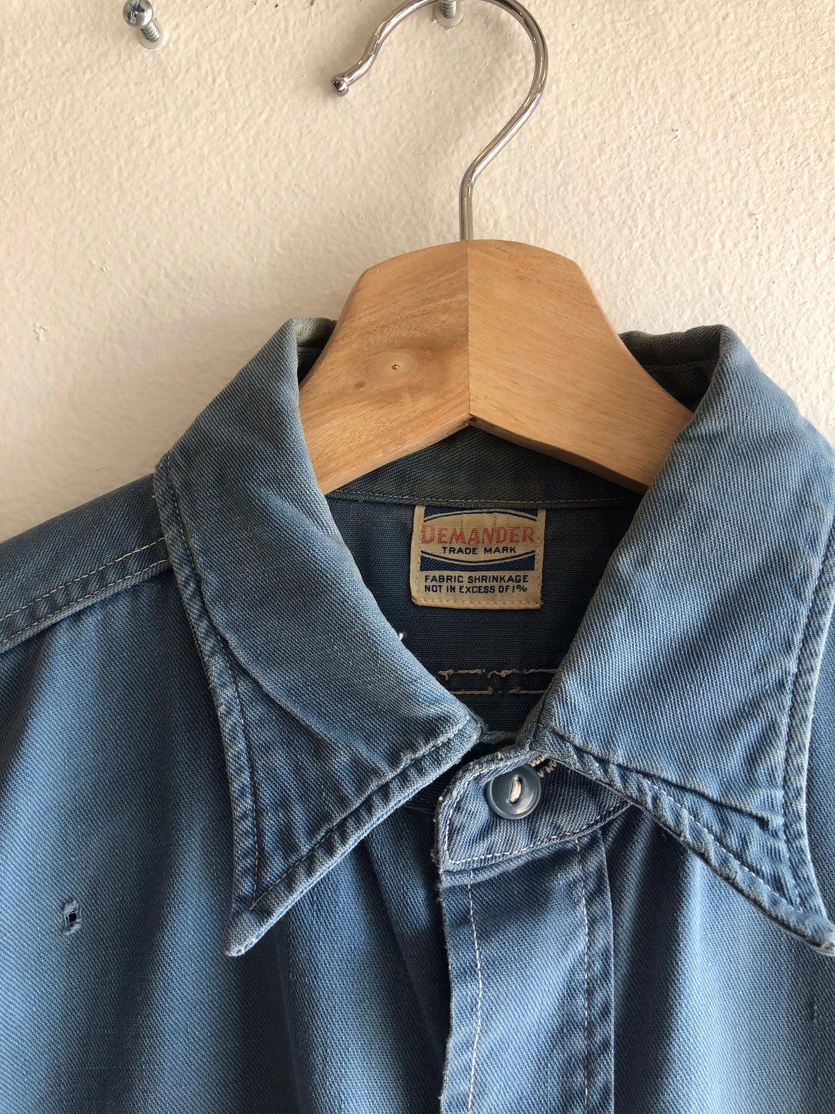 Vintage 1940’s “Demander” Button-Up Work Shirt - La Lovely Vintage 