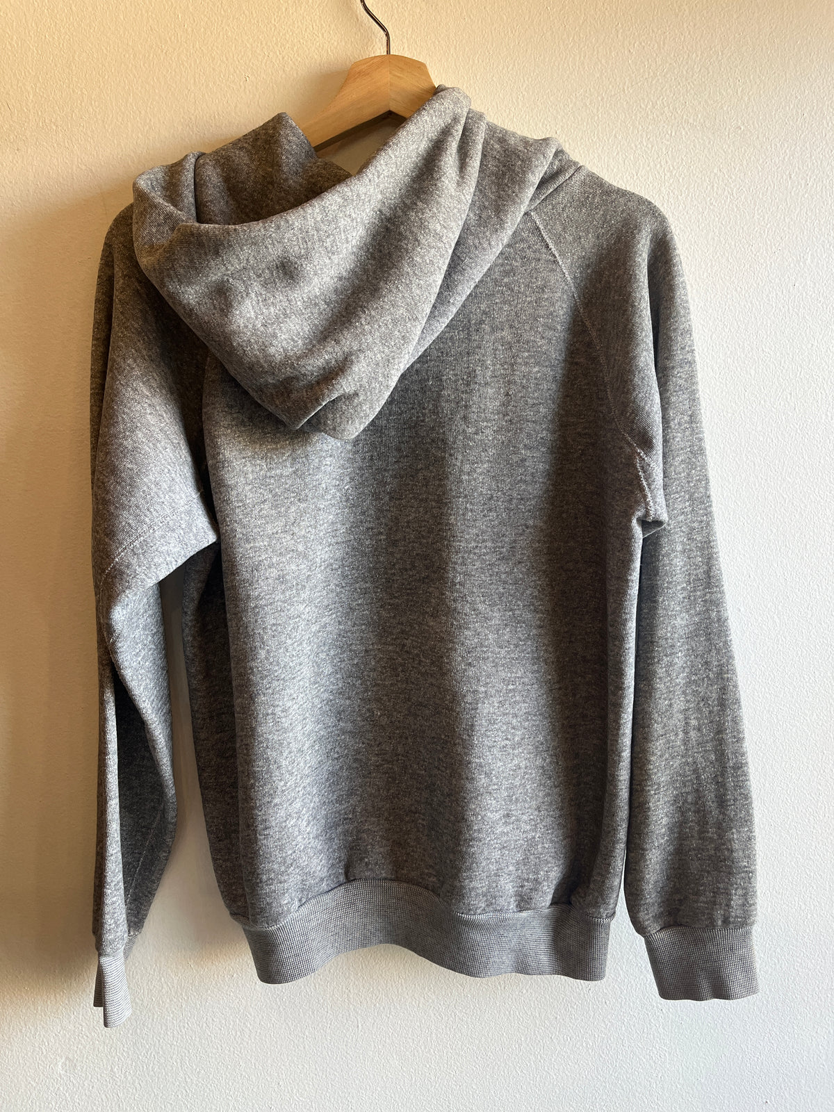 Vintage 1970’s Heather Grey Hooded Sweatshirt - La Lovely Vintage 