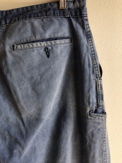 Vintage French Moleskin Work Pants - La Lovely Vintage 