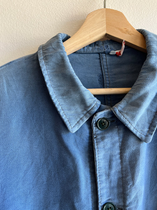 Vintage 1950’s French Moleskin Chore Coat - La Lovely Vintage 