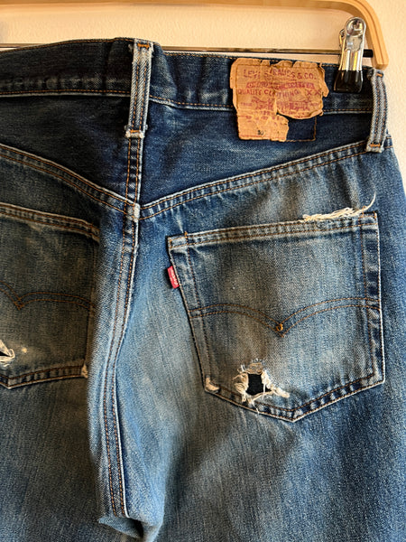 Vintage 1980’s Levi’s 501 “Big E Repro” Selvedge Denim Jeans