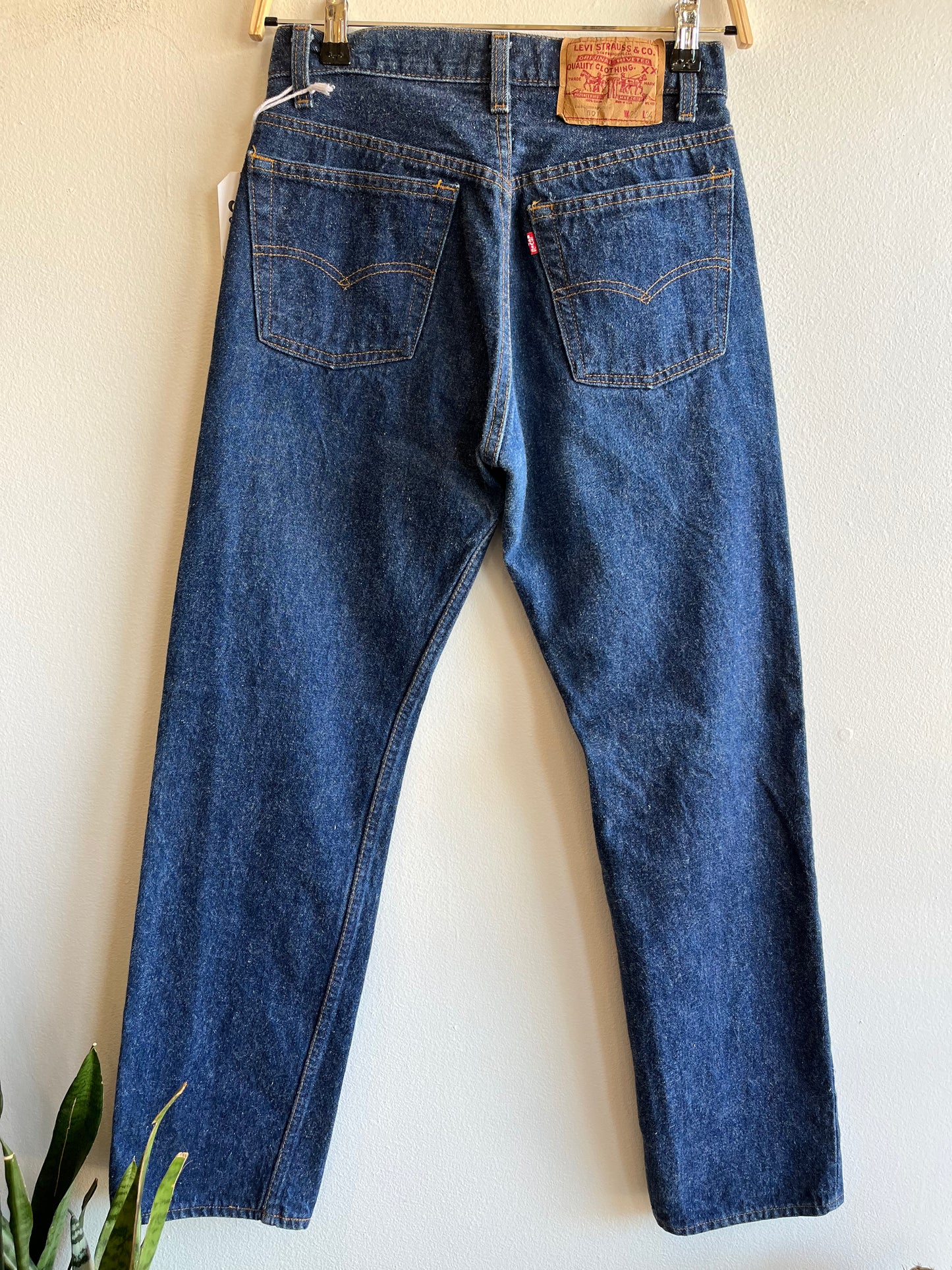 Vintage 1980’s Levi’s 501 Dark Denim Jeans