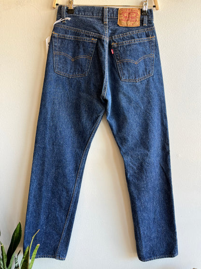 Vintage 1980’s Levi’s 501 Dark Denim Jeans
