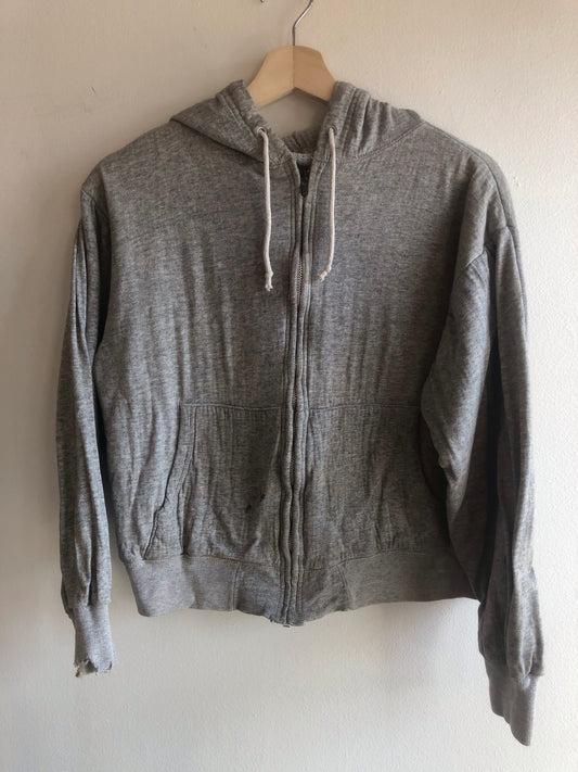 Vintage 1960’s Thermal Lined Hooded Zip-Up Sweatshirt - La Lovely Vintage 