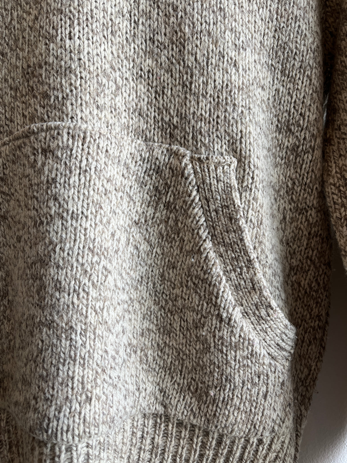 Vintage 1960/70’s Knit Hooded Sweater