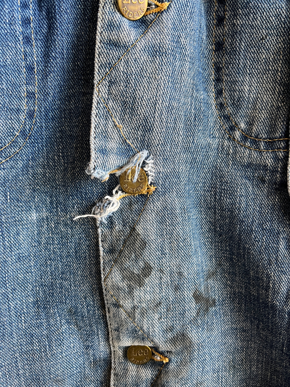 Vintage 1970’s Lee Stormrider denim trucker jacket