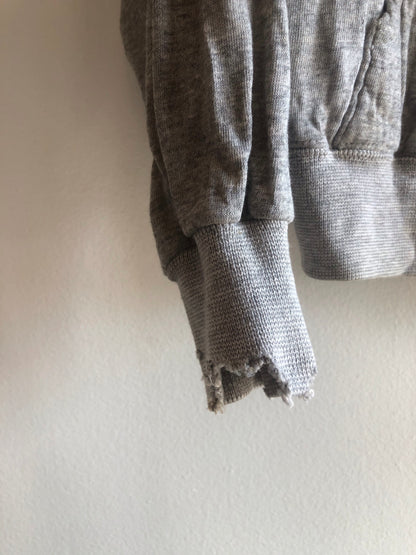 Vintage 1960’s Thermal Lined Hooded Zip-Up Sweatshirt - La Lovely Vintage 