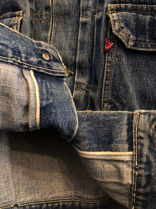 Vintage 1950’s Levi’s 507xx “Type II” Selvedge Denim Trucker Jacket - La Lovely Vintage 