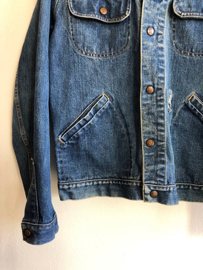 Vintage 1970’s GWG D-Pocket Denim Trucker Jacket - La Lovely Vintage 