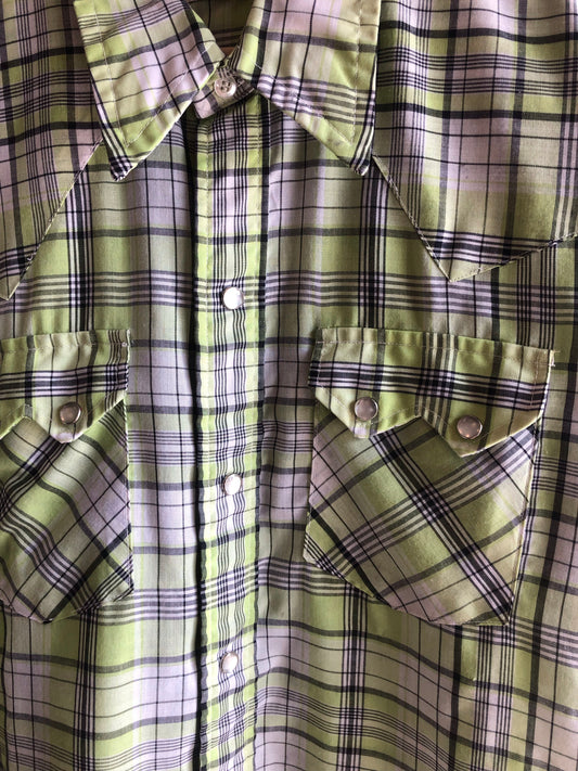 Vintage 1970’s Washington Dee-Cee Pearl Snap Western Shirt - La Lovely Vintage 