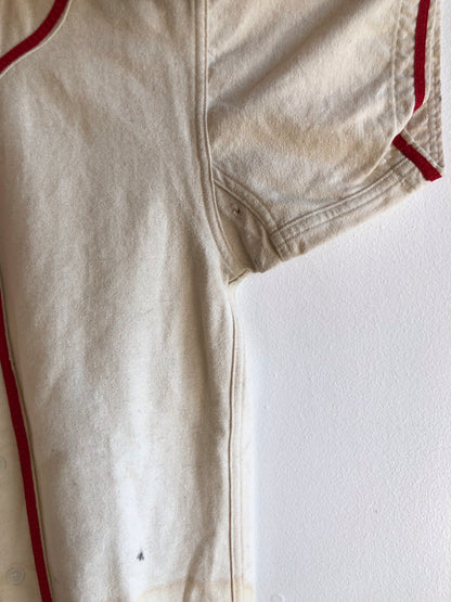 Vintage 1950’s “Broderick and Gibbons” Wool Baseball Jersey - La Lovely Vintage 