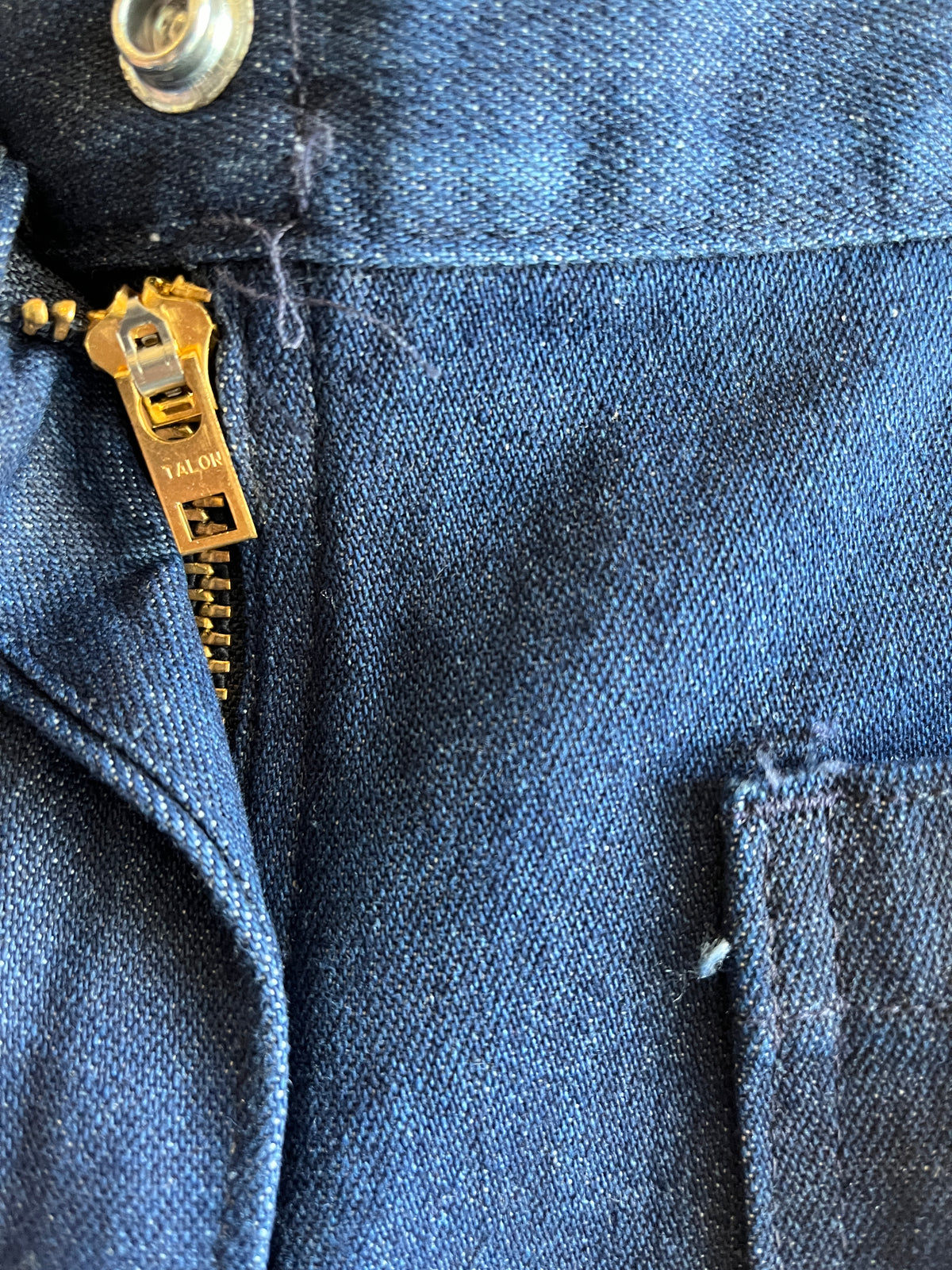 Vintage 1970's Seafarer Flared Denim Jeans - La Lovely Vintage 