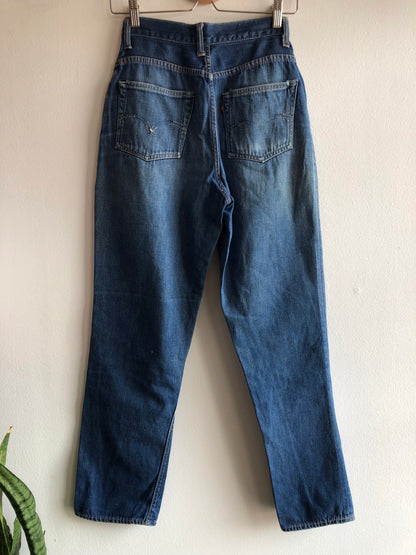 Vintage 1950’s Levi’s “Big E” 701 Hidden Rivet Denim Jeans - La Lovely Vintage 