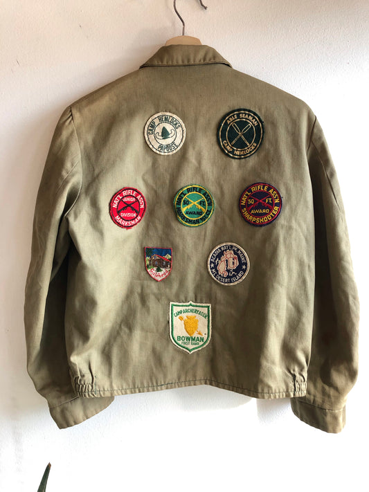 Vintage 1950’s Hunting Club Patch Jacket - La Lovely Vintage 