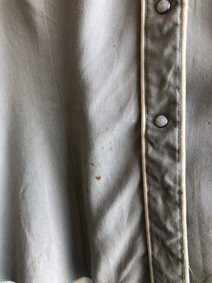Vintage 1940/1950’s “The Wrangler” Gabardine Embroidered Western Shirt - La Lovely Vintage 