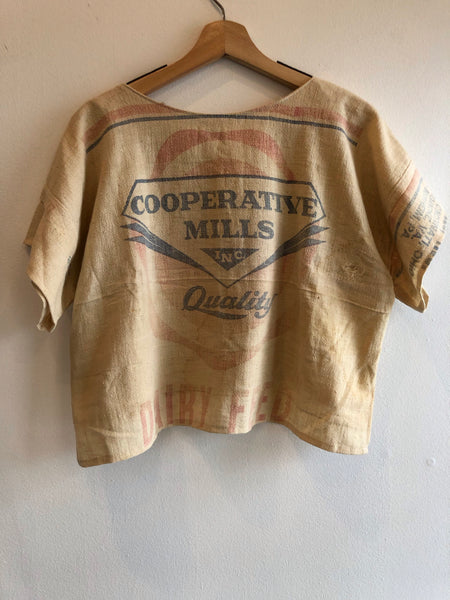 Vintage Feed Sack Custom Shirt