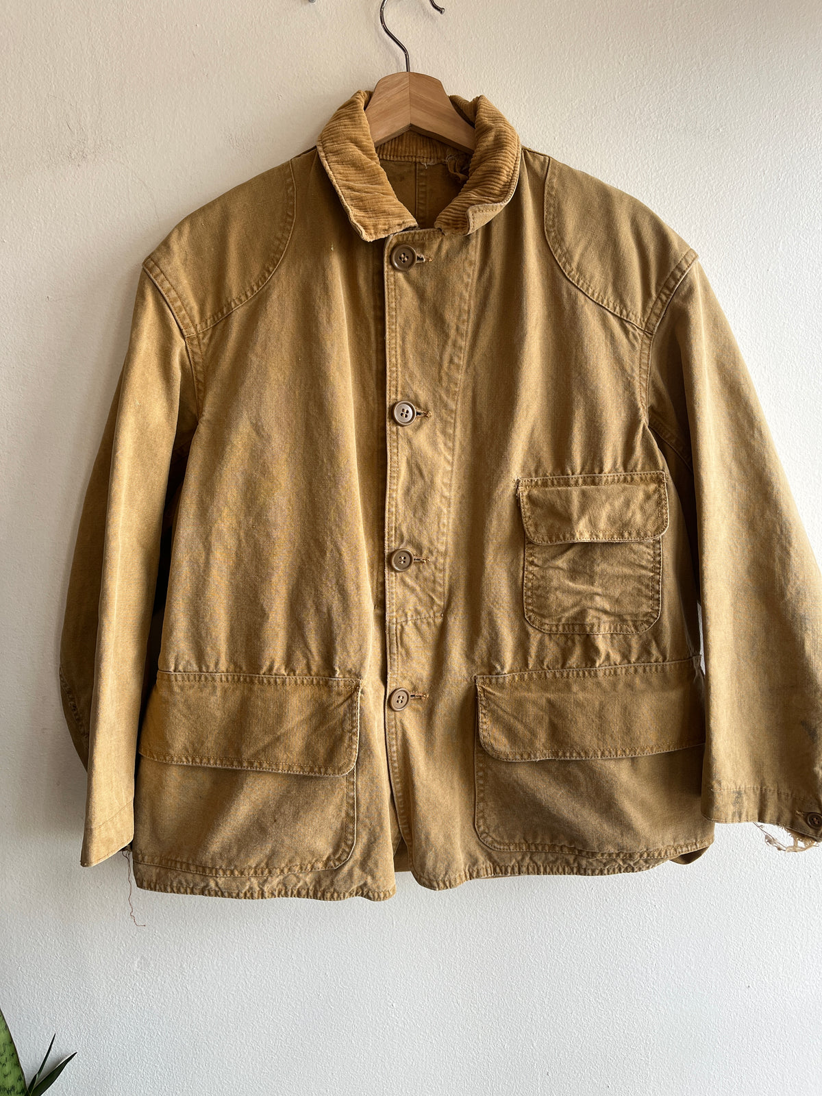 Vintage 1940’s Blue Bill Canvas Hunting Jacket