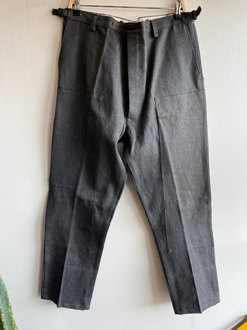 Vintage Deadstock Salt and Pepper “Bradmill Cloth” Work Pants